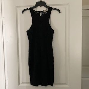 Monteau Black Lace Bodycon Dress